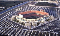 Florida Memory - Aerial view of Joe Robbie Stadium in Miami. | Stadium ...