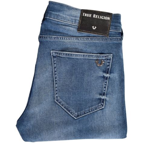 True Religion Rocco Relaxed Skinny Blue Jeans Men From Brother Brother Uk