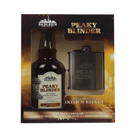 Peaky Blinder Gift Pack Hip Flask Whisky From Whisky Kingdom UK