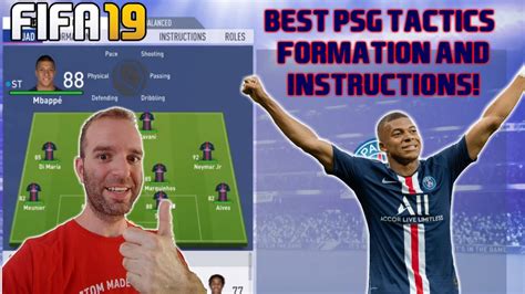 BEST PSG Formation, Best Tactics and Instructions - FIFA 19 TUTORIAL