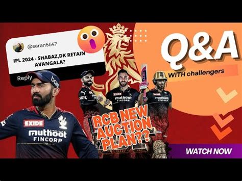 Ee Sala Questions Namade Episode F Allen In Rcb Rcb Replacement Rcb New Auction