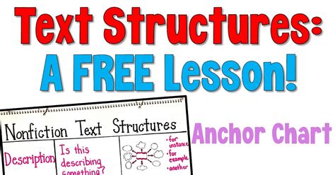 Text Structures A Lesson For Upper Elementary Students Crafting