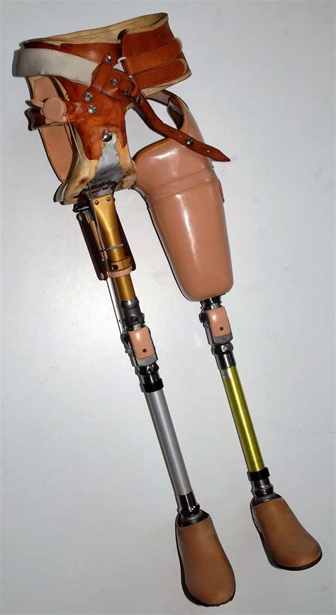 Pair Of Prosthetic Legs For Extremely High Amputation Prosthetic Leg