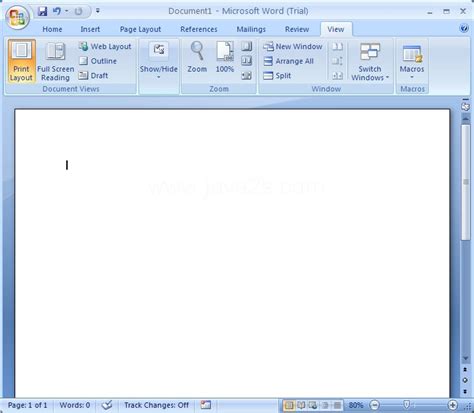 Ms Word 2007