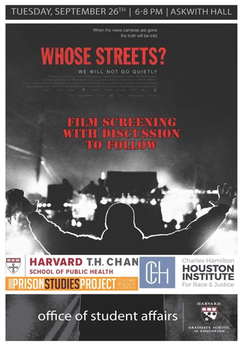 After violent protests in st. Whose Streets? Film Screening and Discussion - Charles ...