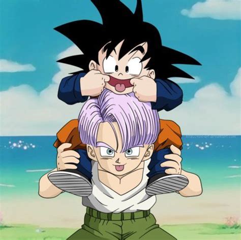 Goten And Trunks From Dragon Ball Z Ohemgee They Are Always So Adorable