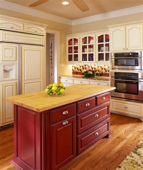 Some brands of paint do not carry colors other than white that are made specifically for cabinets. Make your kitchen island stand out - with paint or stain ...