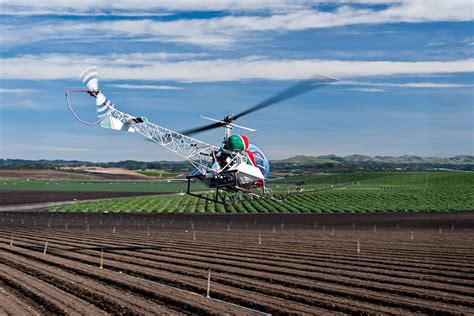 Helicopter Aerial Application In Kansas For Crop Spraying And Treatment