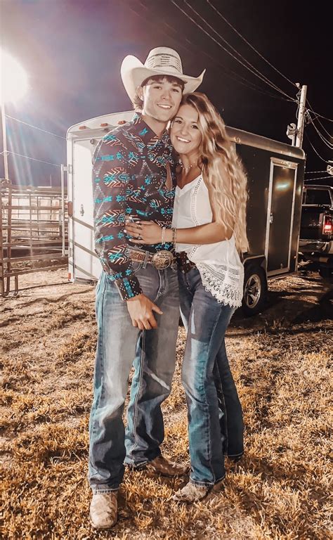 Rodeo Couple Cute Country Couples Cute Country Outfits Rodeo Couples