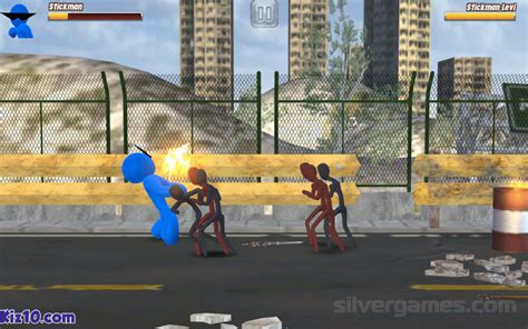 Stickman Fighter 3d Fists Of Rage Play Online On Silvergames 🕹️