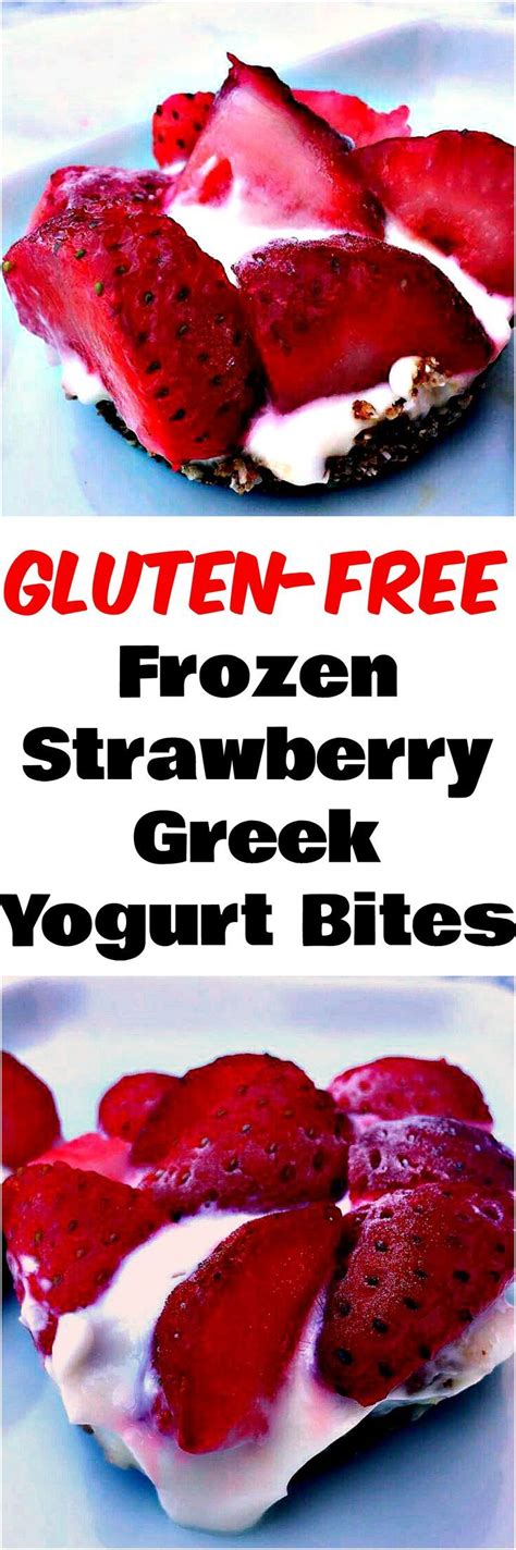 While this pizza crust is simple and easy to make whenever you have that pizza craving, sometimes it's nice to have it ready to go. Gluten-Free Dessert Frozen Strawberry Greek Yogurt Bites make the perfect quick and easy low ...