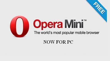 Just follow this guide and correctly and start using opera browser mobile version on your pc. Download Opera Mini For PC,Windows Full Version - XePlayer