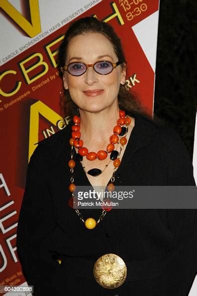 Meryl Streep Attends Shakespeare In The Park Presents Mother Courage