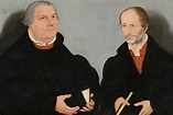 Martin Luther (1483–1546) and Philipp Melanchthon (1497–1560) - North ...
