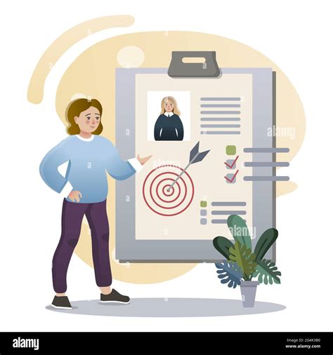 Client Brief Isolated Flat Style Colored Illustration Marketing