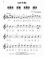 Let It Be Sheet Music | The Beatles | Super Easy Piano