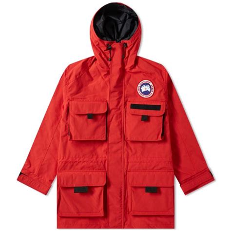 Junya Watanabe Man X Canada Goose Arctic Shell Jacket Red End Us