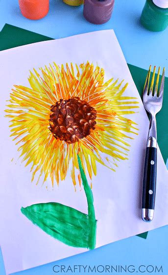 30 Stunning Sunflower Crafts Red Ted Art Kids Crafts
