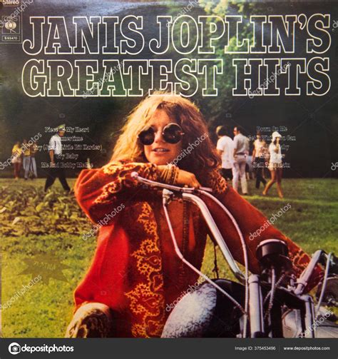 Cover Vinyl Album Janis Joplin S Greatest Hits Collection Hit