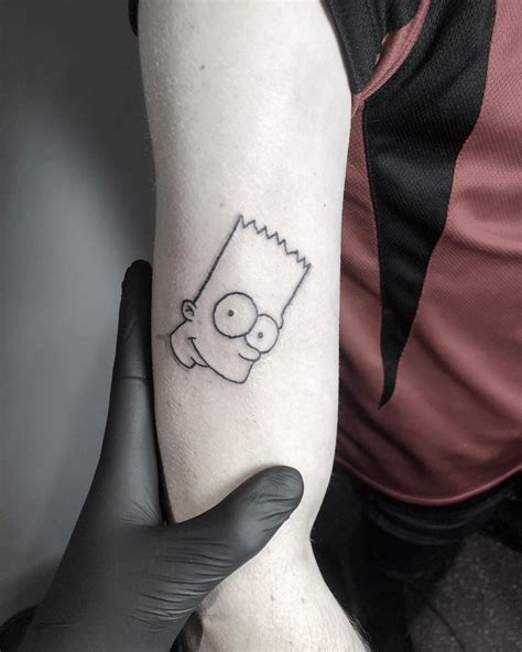 45 New Bart Simpson Tattoo Designs With Remodeling Ideas In Design Pictures