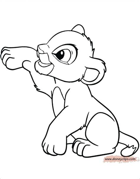 24 Cute Lion Coloring Pages For Kids Full Kindsmall
