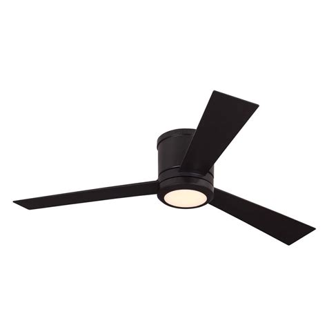 Flush mount ceiling fans are somewhat different than the usual standard mounting fans due to their design and structure. Shop Monte Carlo Fan Company Clarity 52-in Oil Rubbed ...