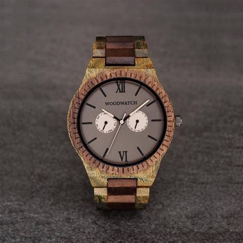 Woodwatch Houten Horloge Voor Heren Wild Safari De Originele Houten