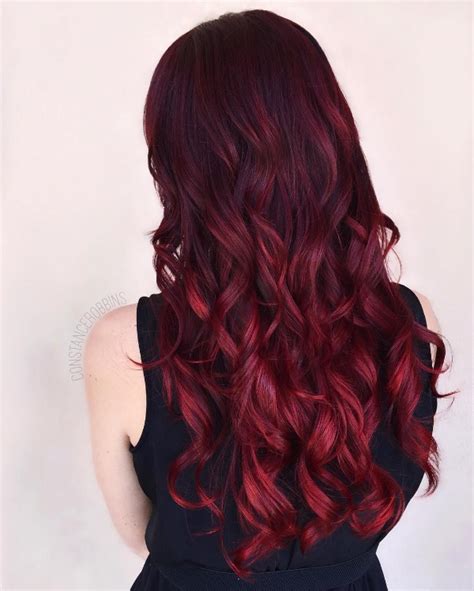Burgundy hair is the prettiest fall hair trend you need to try asap. 25 Red And Black Ombre/Highlights Hair Color Ideas May, 2020