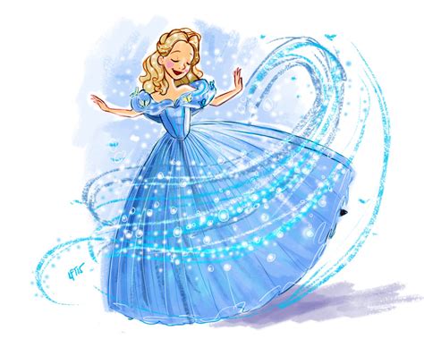 Refine the shapes of the mouth and dress. Ella - Cinderella Fan Art (38594237) - Fanpop