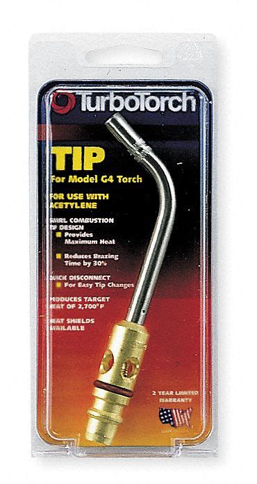 Turbotorch Hand Torch Tip A Tip Size Acetylene Air Gas Service