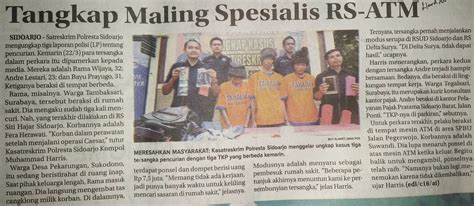 Jika kalian mau follow akun resmi mereka silahkan cek di link profile bagian atas. Contoh Berita Di Koran - Aneka Macam Contoh