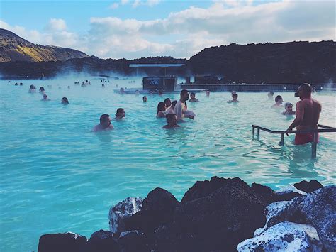 Bianca Valerio Takes A Dip At The Blue Lagoon In Iceland