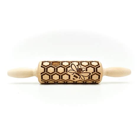 Honeycomb Rolling Pin Embossing Rolling Pin Engraved Rolling Etsy