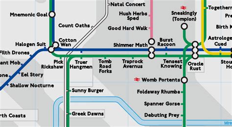 Anagram Tube Map Back Online Boing Boing
