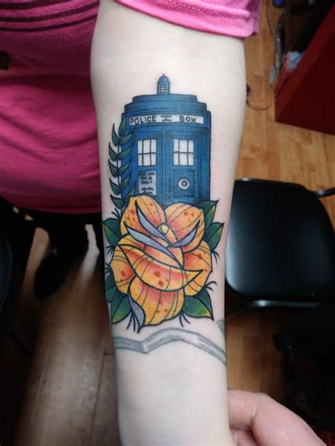 Doctor Who Tardis And Rose Tattoo Rose Tattoo Doctor Who Tardis