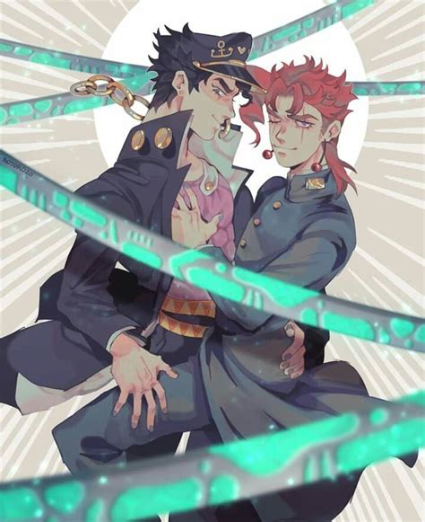 Pin By Enis On Kujo Jotaro X Kakyoin Noriaki Jojo Bizzare Adventure