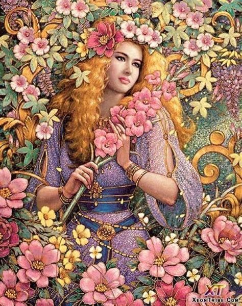 In Roman Mythology Flora Was A Goddess Of Flowers And The Season Of