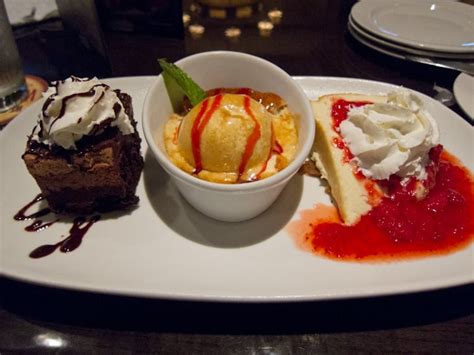 I didn't think it was possible to love. LongHorn Dessert Sampler - Yelp