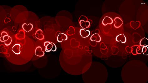 Free Download Glowing Hearts Happy Valentines Day HD Desktop Wallpaper X For Your