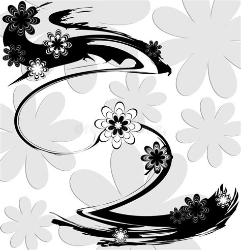 Abstract Flower Background Stock Illustration Illustration Of