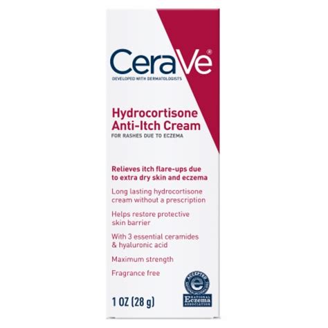 Cerave Hydrocortisone Anti Itch Cream 1 Ct Kroger