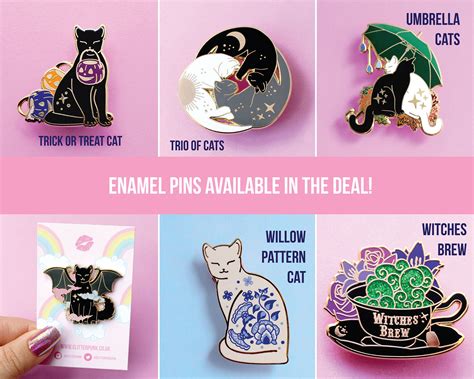 Any 3 Pins Cute Enamel Pin Set Pin Set Pin T Pin Etsy