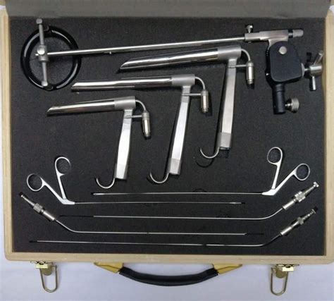 Micro Laryngeal Surgical Instruments Set High Quality Pedestal