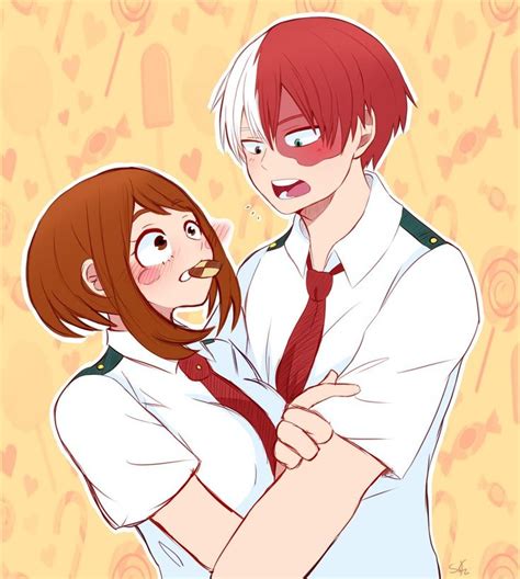 Pin By Brisa On Todoroki Y Urraraka My Hero Academia Memes Cute Anime Couples Boku No Hero