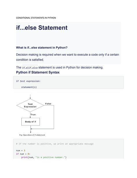 Solution Conditional Statements In Python Studypool