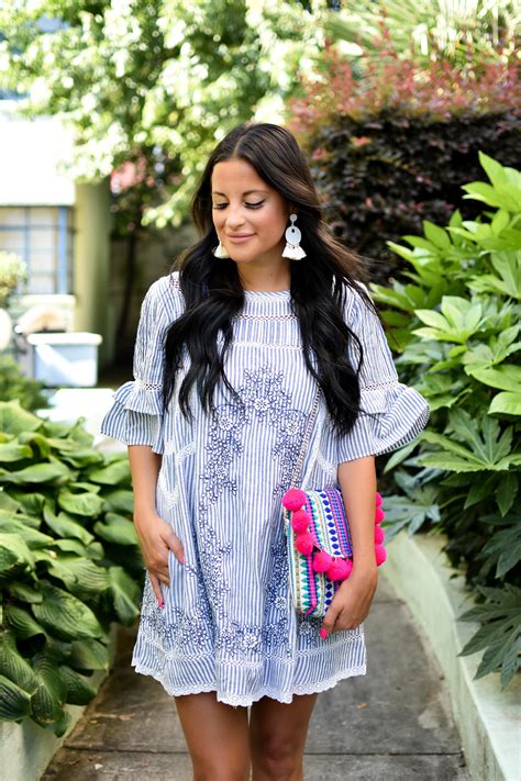 Sign up for influence.co sign up for free to get access. Free People Sundress with Pom Pom Bag - The Daily Belle