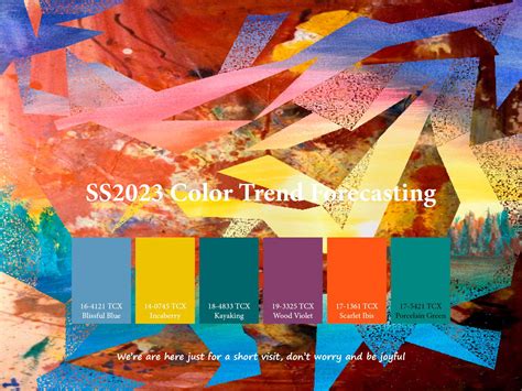 Springsummer 2023 Trend Forecasting On Behance Summer Color Trends
