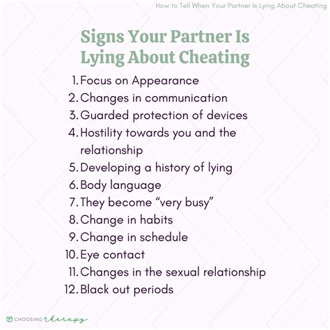 How To Tell If Someone Is Lying About Cheating Look For These Signs