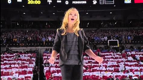 Jackie Evancho Singing The National Anthem Nhl 2011 Winter Classic In