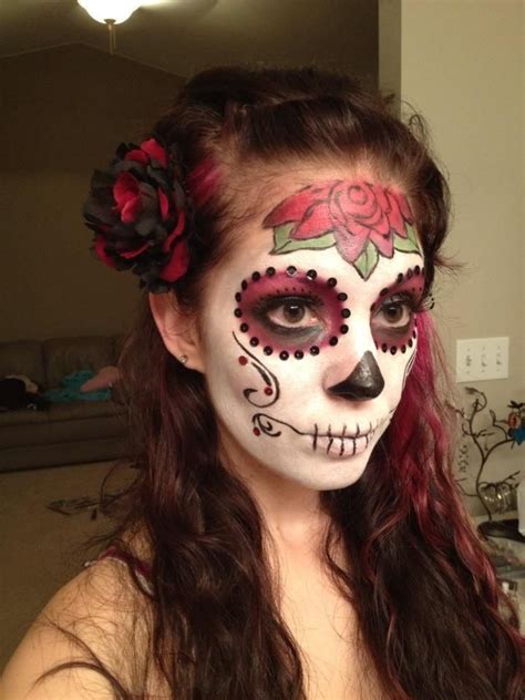 Dia De Los Muertos Makeup Idea Halloween Makeup Sugar Skull Sugar